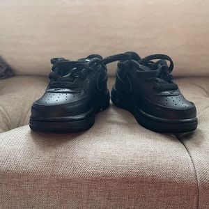 Infant size 4 Air Force Black